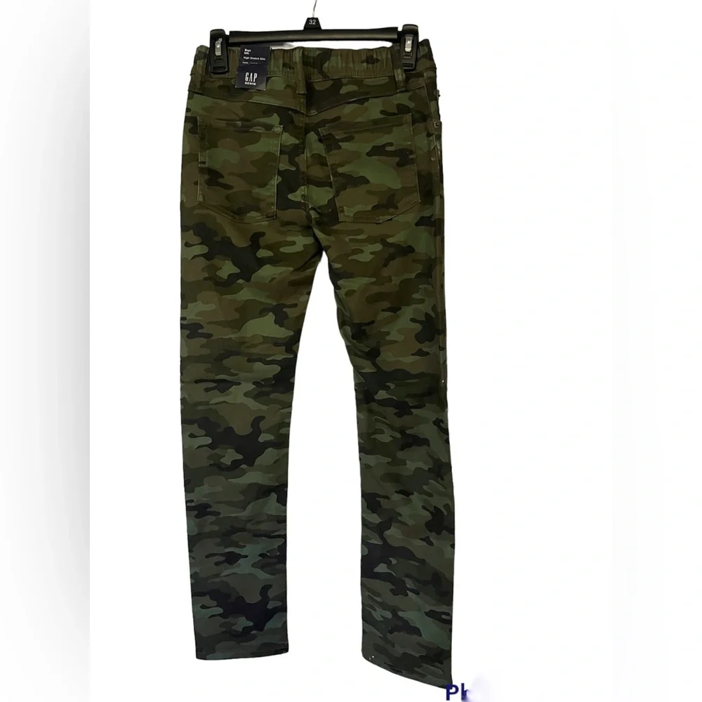 GAP DENIN High Stretch Slim Boys Camuflado Pant‎ Sz XXL (14 16)
